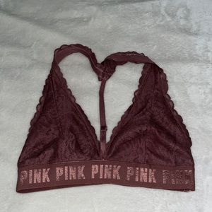 Pink brand size small lace bra amazing condition